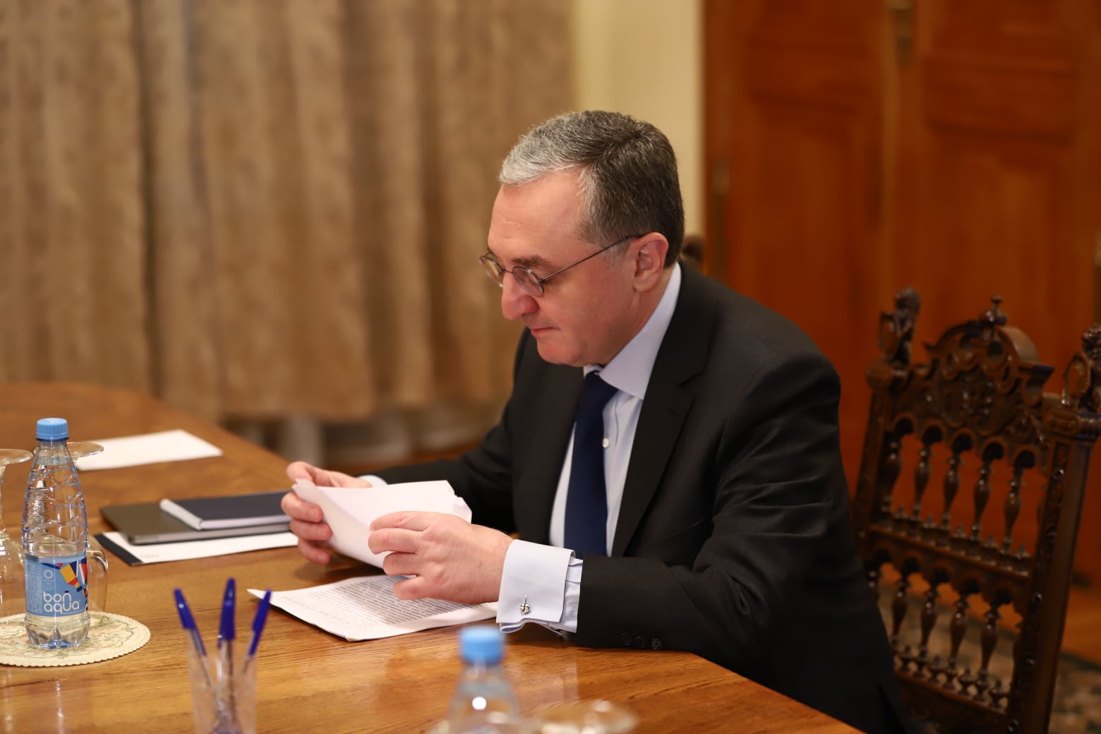 Глава МИД Армении в Москве проводит встречу с сопредседателями Минской группы ОБСЕ