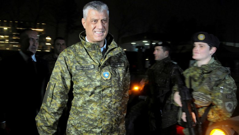 Лидеру косовских албанцев Хашиму Тачи предъявлены обвинения в военных преступлениях