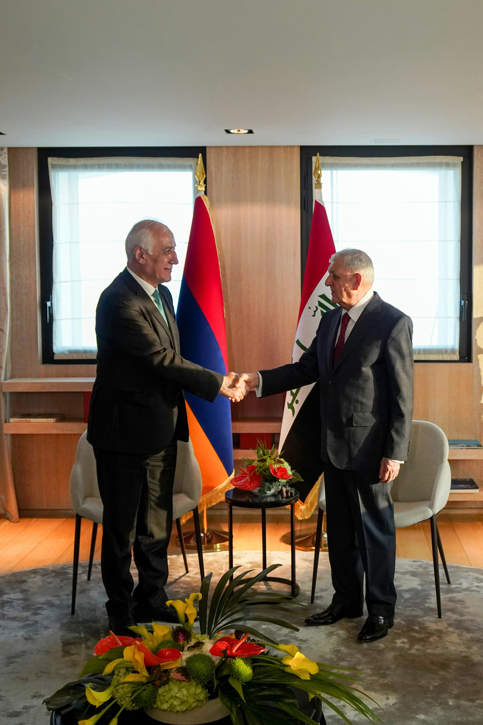 Նախագահները քննարկել են Հայաստան-Իրաք երկկողմ հարաբերությունների օրակարգը