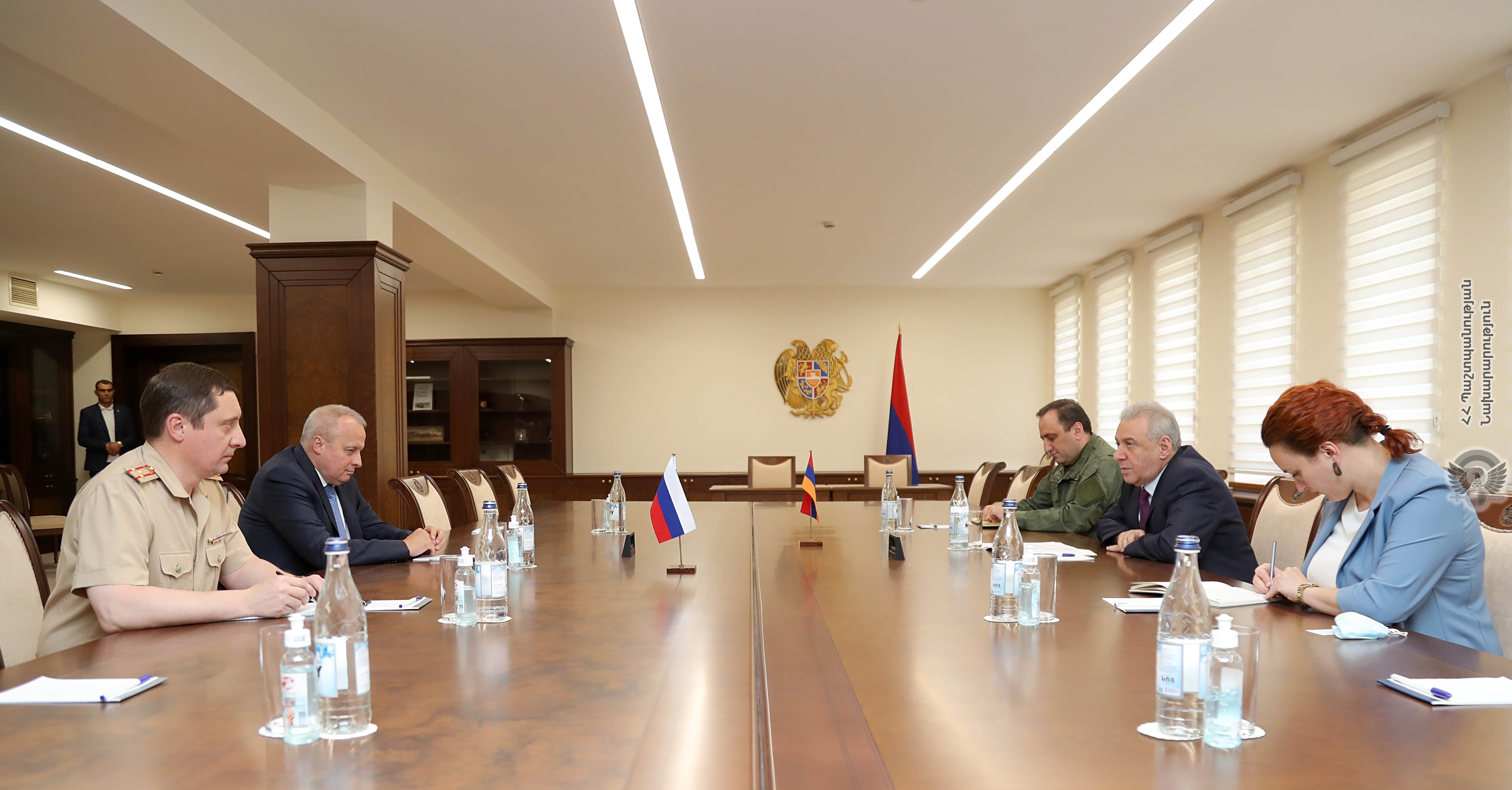 Հարությունյանն ու Կոպիրկինը քննարկել են հայ-ռուսական համագործակցության հետ կապված հարցեր