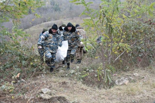 В Мартунинском районе Арцаха обнаружены останки еще одного армянского военнослужащего