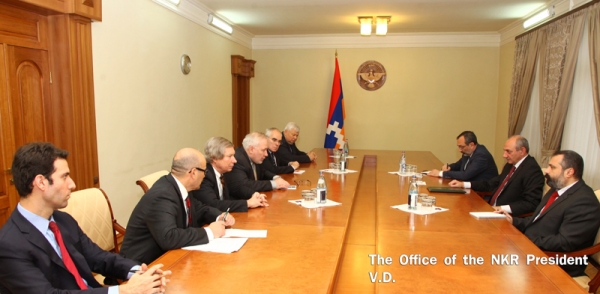 Президент Карабаха провел встречу с сопредседателями МГ ОБСЕ 