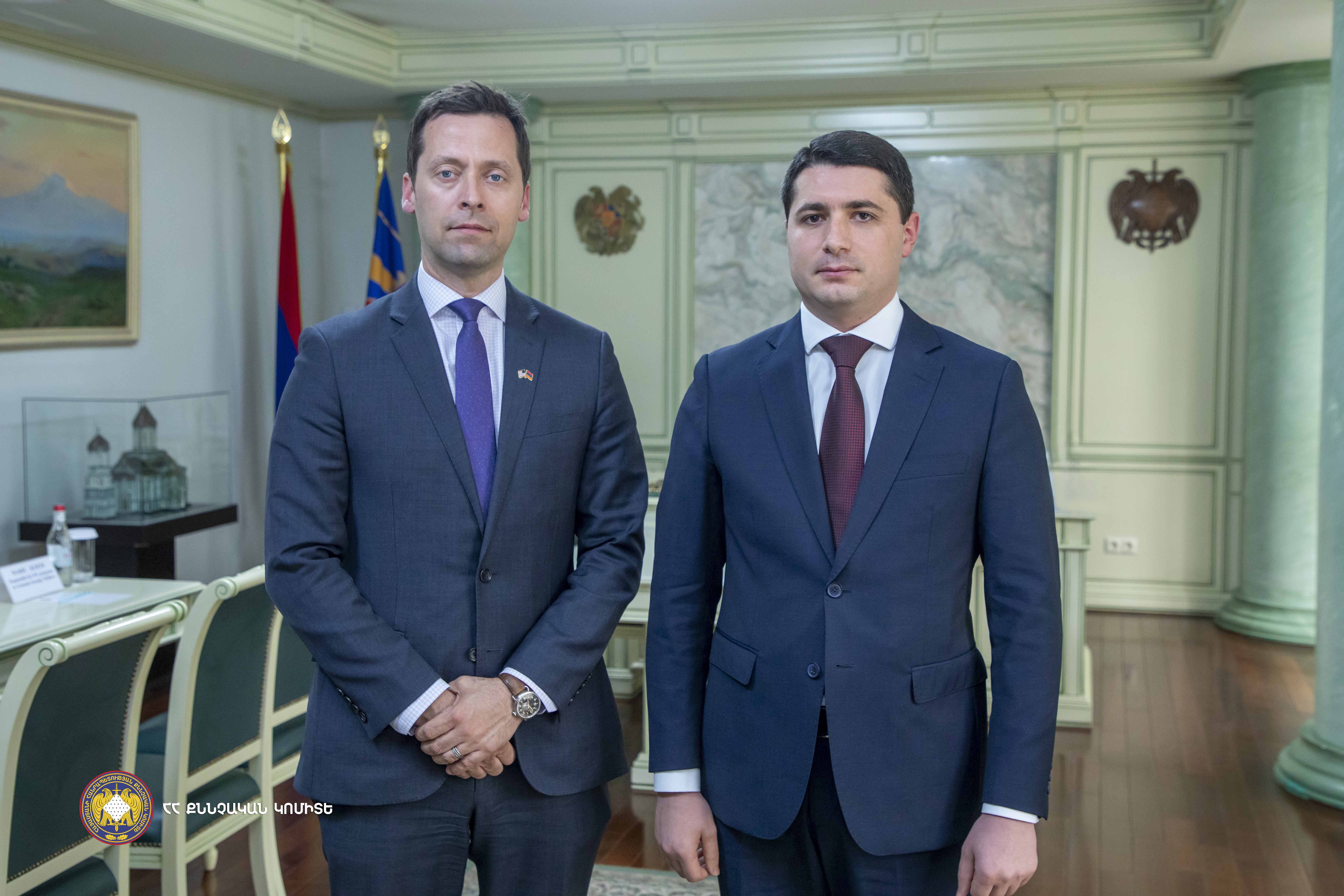 Глава СК Армении и помощник замгоссекретаря США обсудили возможности развития потенциала
