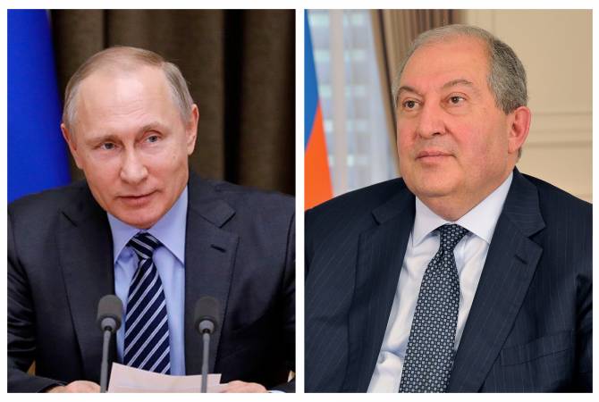 Армен Саркисян и Владимир Путин обсудили текущую ситуацию в Армении