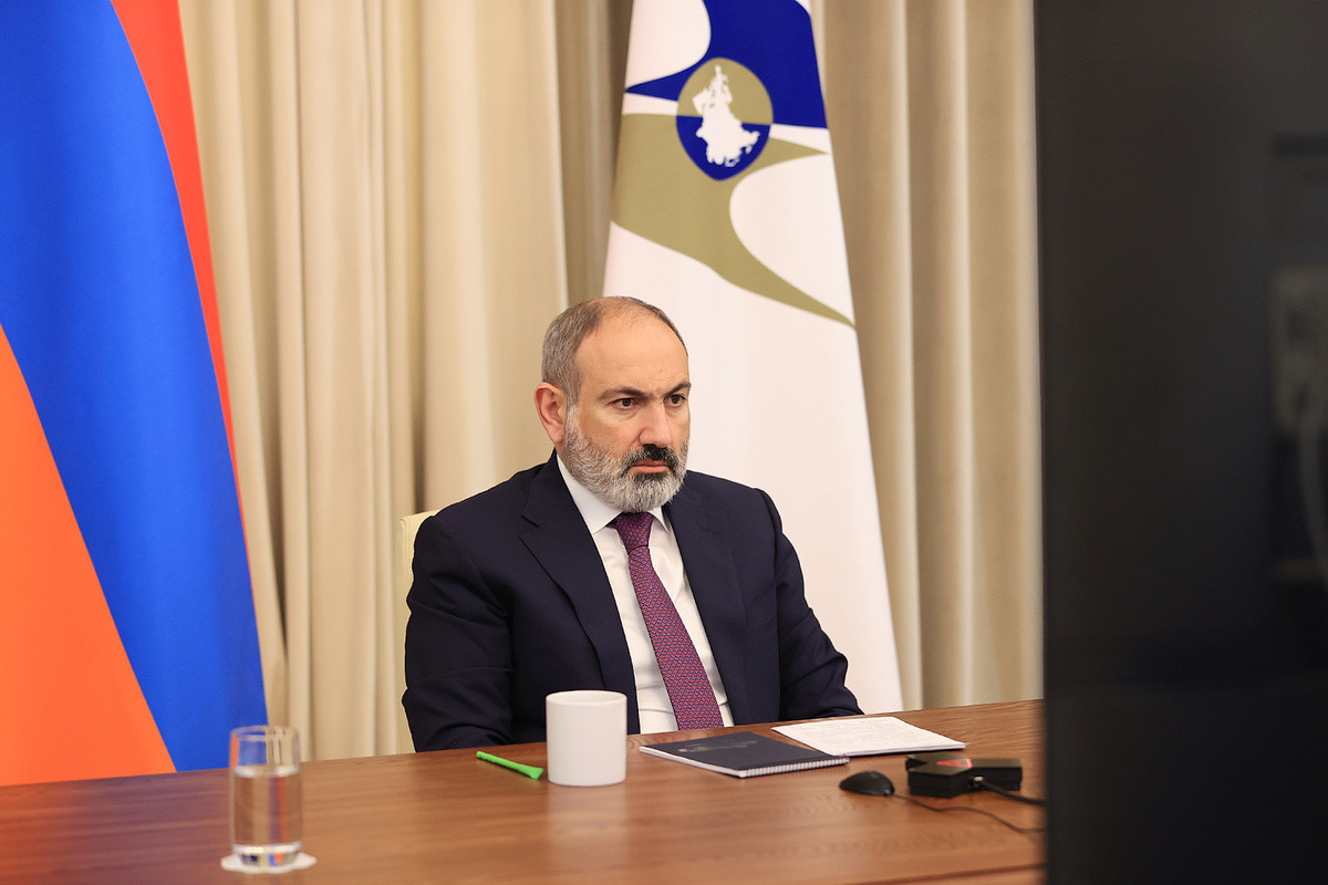 Пашинян связал экономический рост в Армении с членством в ЕАЭС