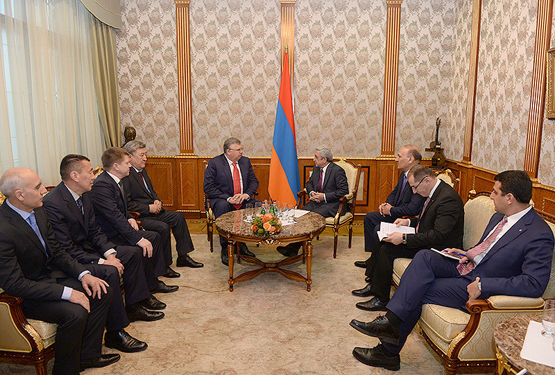 Президент Армении принял глав таможенных структур стран-членов ЕАЭС