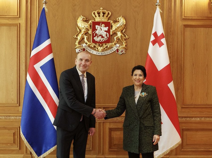 Гудуна Иванишвили – президент Исландии впервые посещает с визитом Грузию