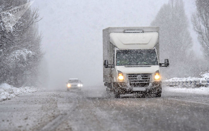 В Гегаркуникской области из-за обильного снега все автодороги труднопроходимы
