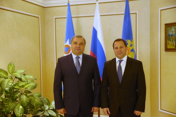 Главы МЧС Армении и России обсудили планы сотрудничества