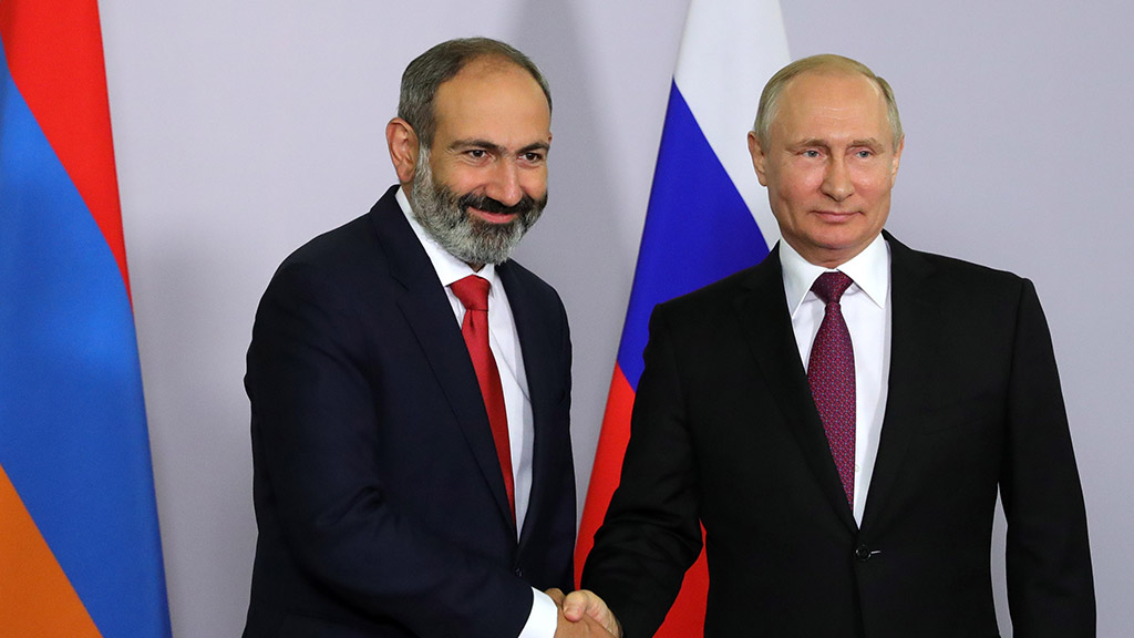 Путин встретится с Пашиняном 6 июня  
