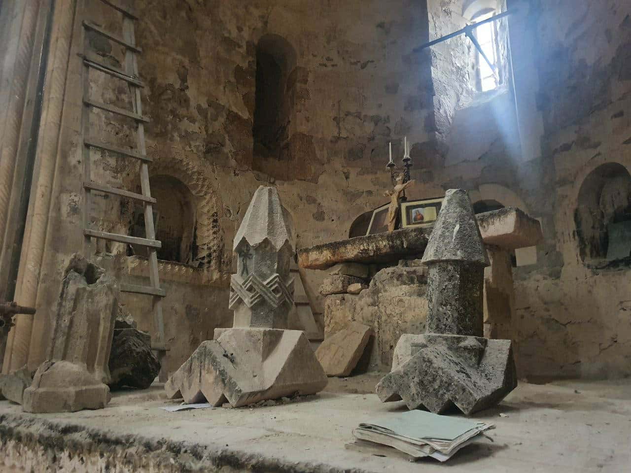 Азербайджанцы осквернили монастырь Ериц Манканц в оккупированном Арцахе