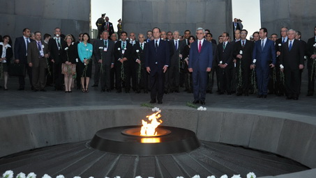 Ֆրանսիայի նախագահը ապրիլի 24-ին կլինի Երևանում 