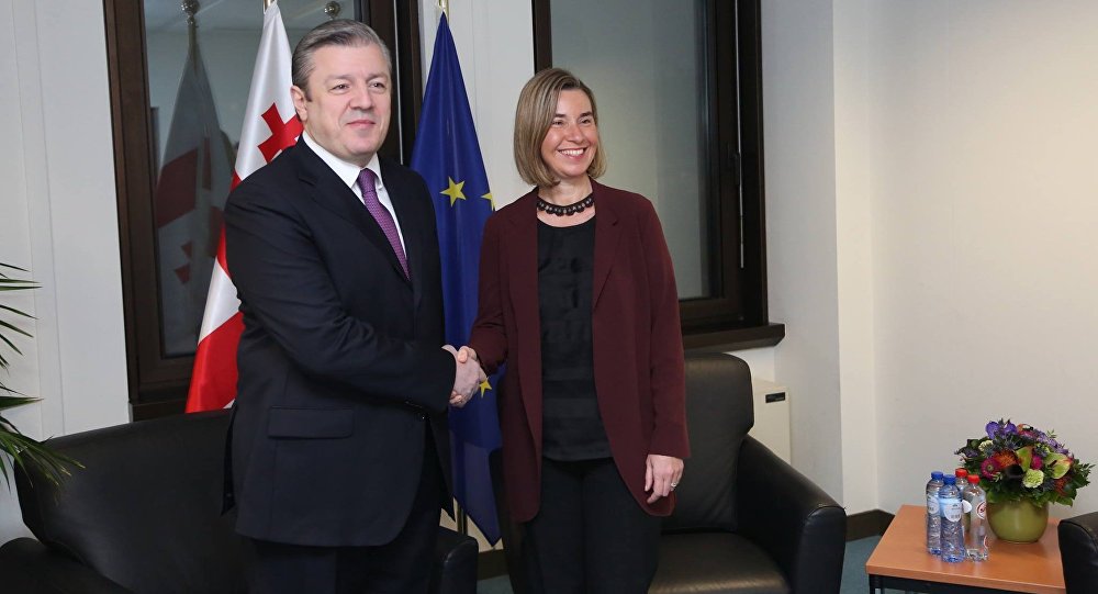 Могерини отметила «отличное партнерство» между ЕС и Грузией