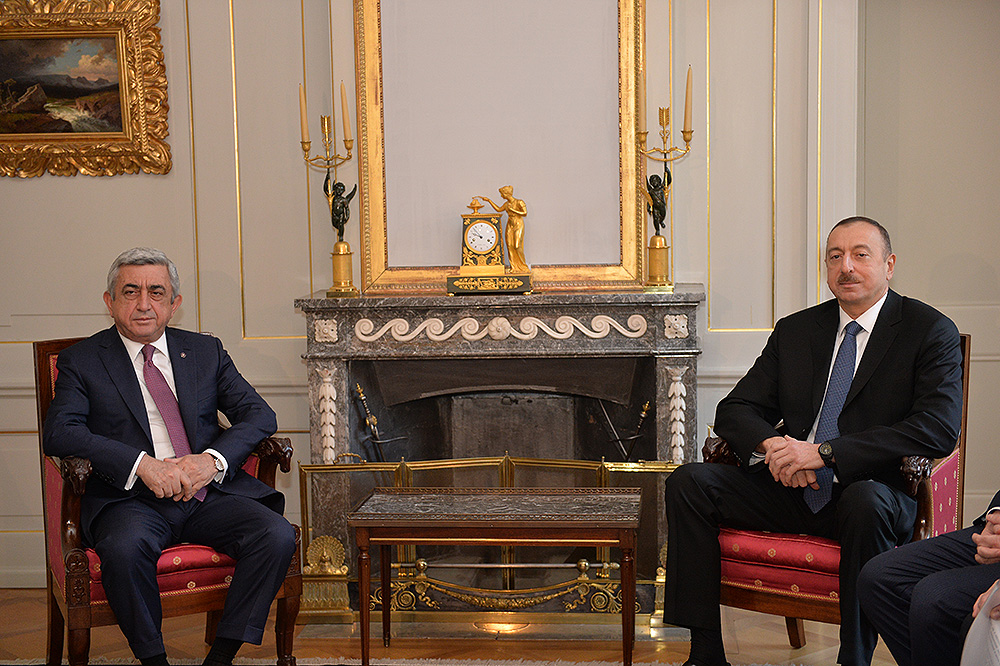 Встреча Саргсян-Алиев завершилась  