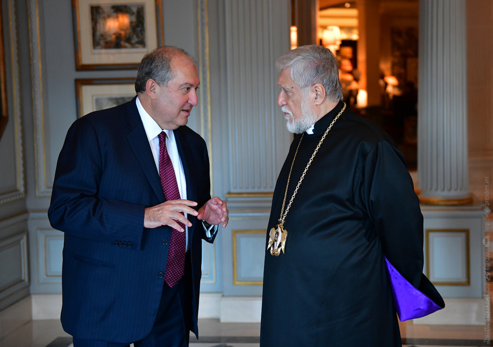 Армен Саркисян и Католикос Великого дома Киликийского Арам I обсудили кризис в Ливане 