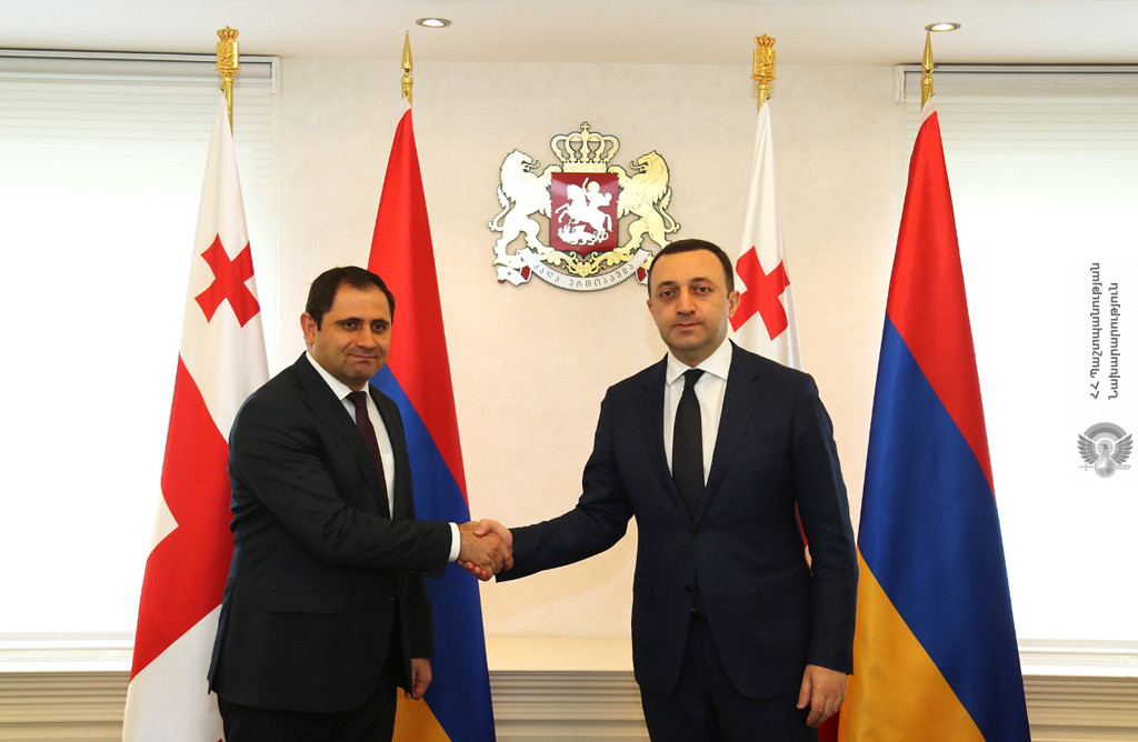 Сурен Папикян и премьер Грузии обсудили вопросы развития сотрудничества