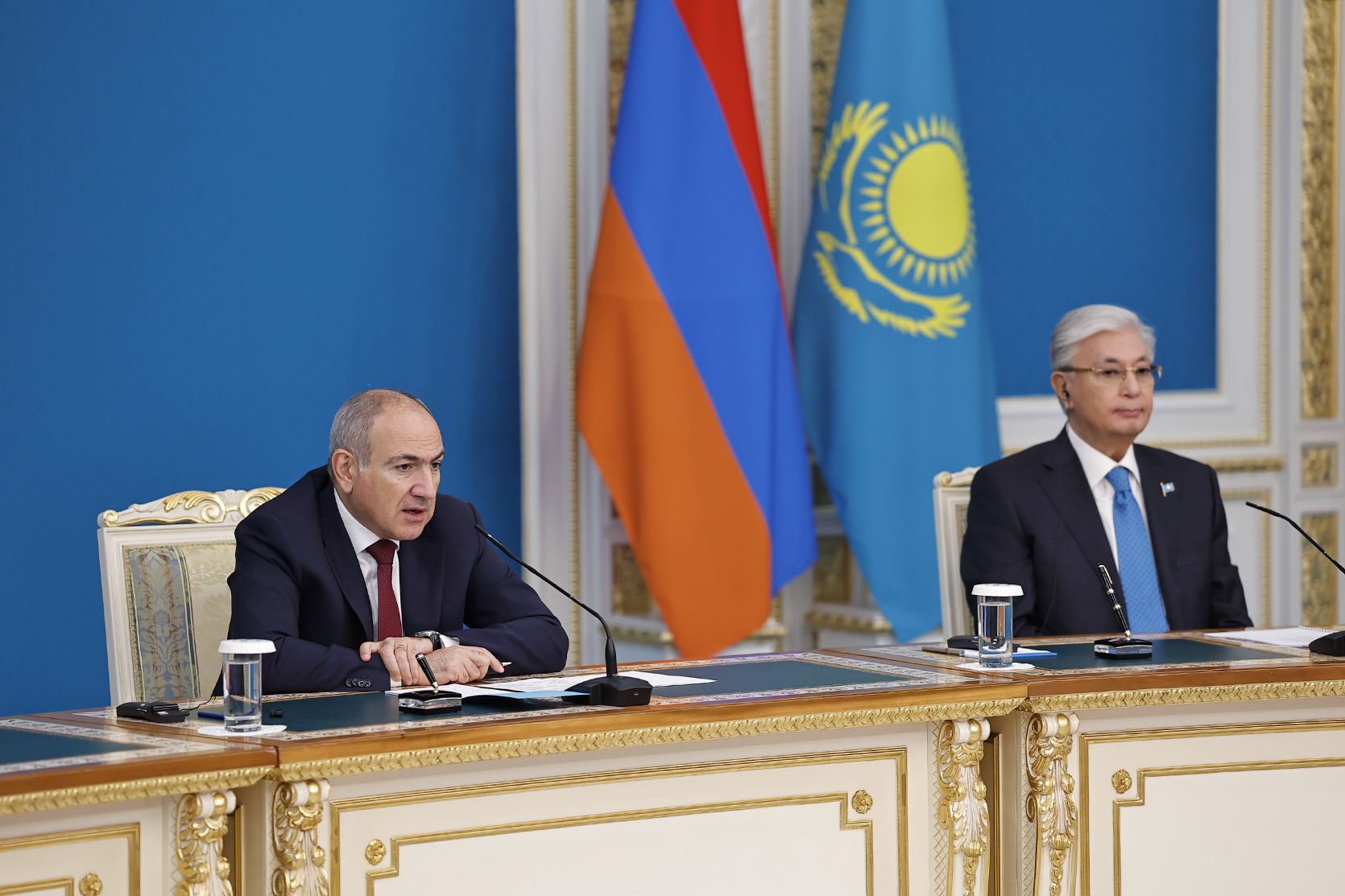 Նիկոլ Փաշինյանը և Կասիմ-Ժոմարտ Տոկաևը հանդես են եկել հայտարարություններով