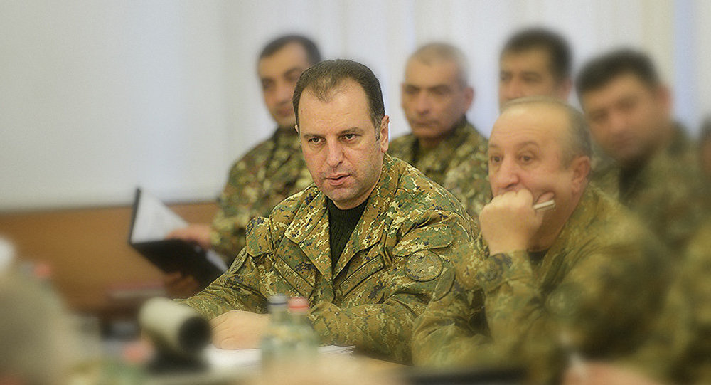 Министр обороны Армении Виген Саркисян, иллюстрация: sputnik-georgia.ru