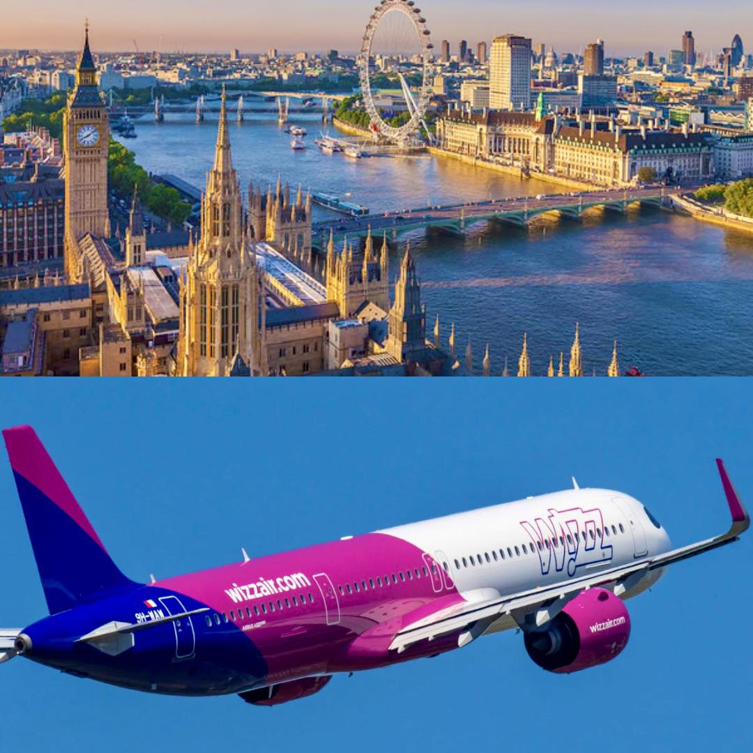 «Wizz Air» ավիաընկերությունը չվերթեր կգործարկի դեպի Միացյալ Թագավորություն