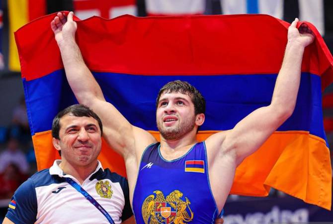 Малхас Амоян стал трехкратным чемпионом Европы по греко-римской борьбе