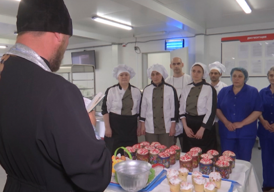 В Нагорном Карабахе для российских миротворцев приготовили пасхальные угощения 