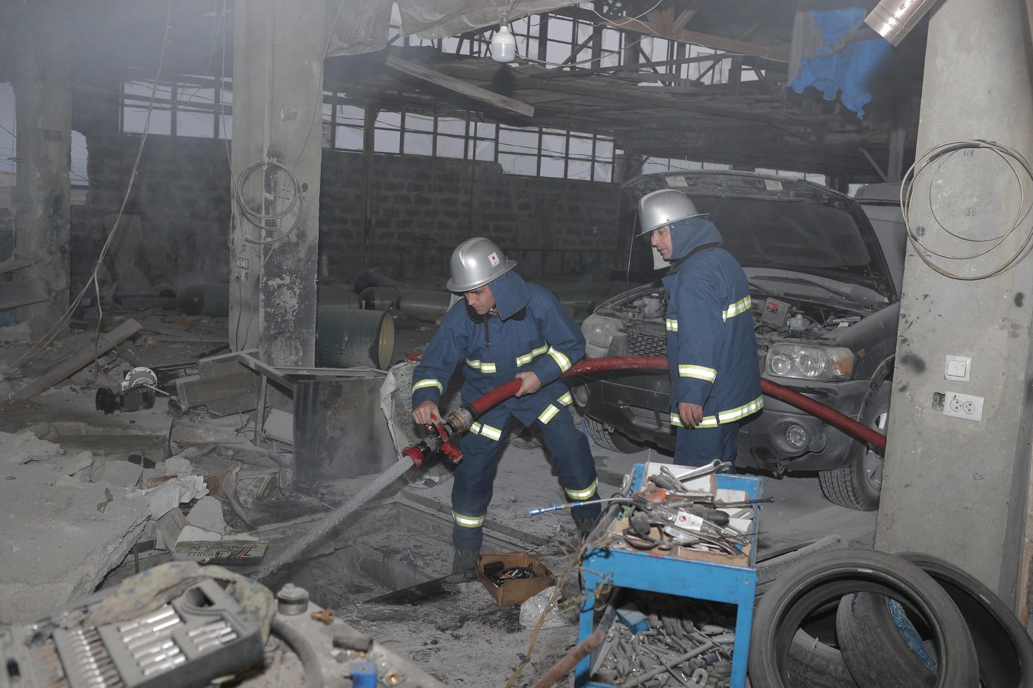 Три человека пострадали при взрыве газобаллонного оборудования в Зовуни 