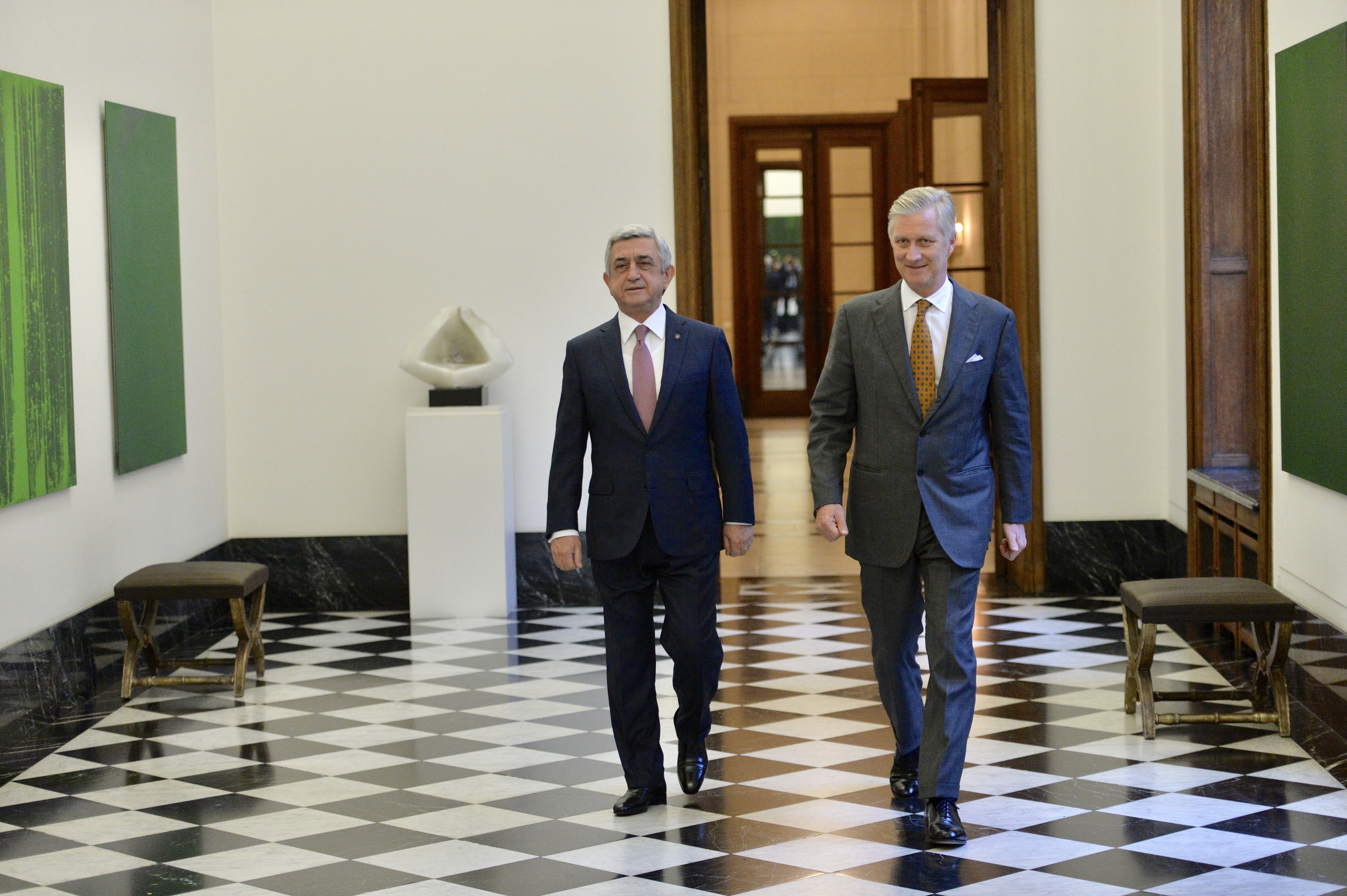 Президент Саргсян - королю Филиппу: Бельгия для Армении важный партнёр