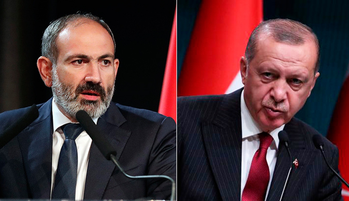 Пашинян поздравил Эрдогана с переизбранием на пост президента Турции 