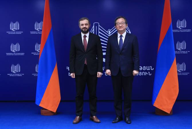 Министр экономики Армении и замглавы МИД Кореи обсудили вопросы экономического сотрудничества
