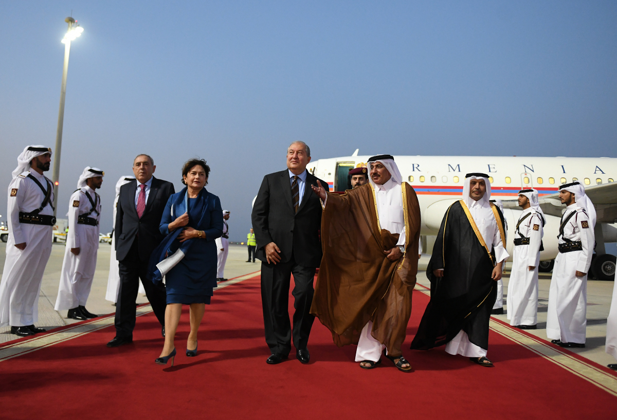 Նախագահ Արմեն Սարգսյանը պաշտոնական այցով ժամանել է Կատար