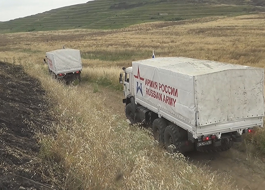 Российские миротворцы обеспечивают безопасность при проведении сельхоз работ в Карабахе