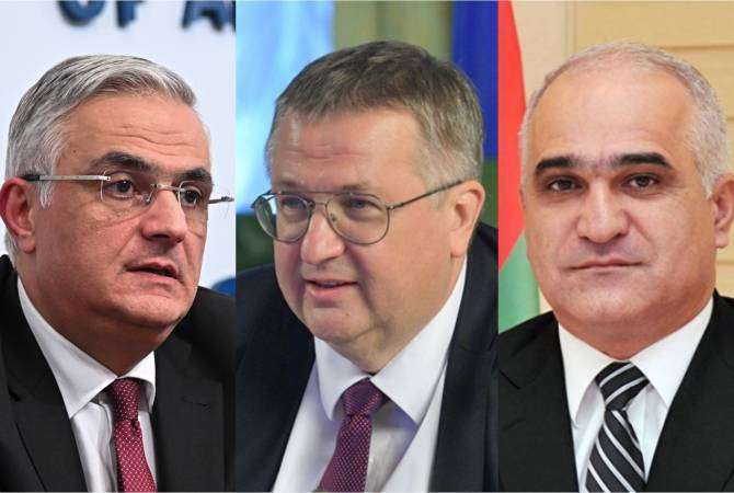 Состоялось заседание рабочей группы вице-премьеров Армении, РФ и Азербайджана
