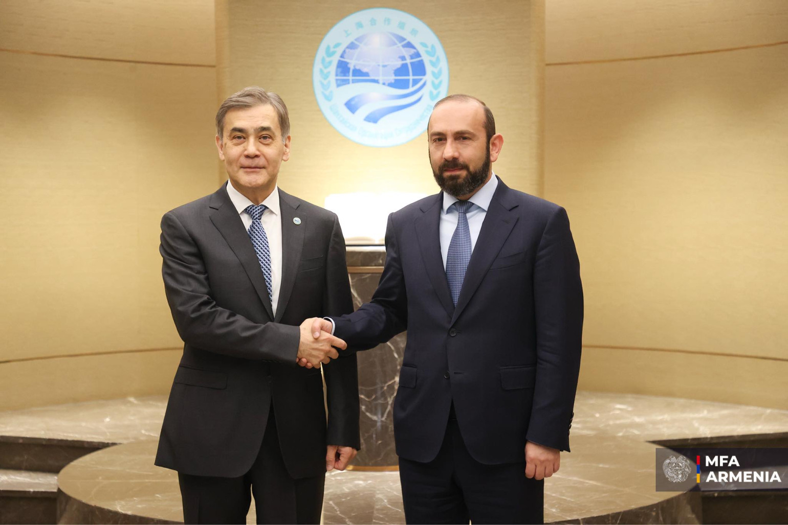 Միրզոյանը ՇՀԿ Գլխավոր քարտուղարի հետ քննարկել է «Խաղաղության խաչմերուկ» նախագիծը