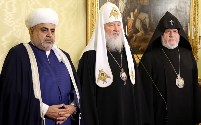 Религиозные лидеры Армении, России и Азербайджана встретятся в Москве