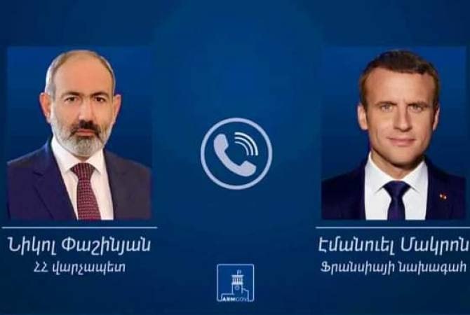 Пашинян и Макрон обсудили ситуацию в Арцахе и заседание Совбеза ООН