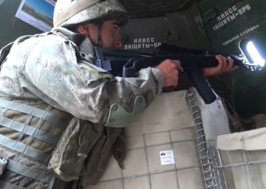 В Карабахе военнослужащие РМК провели занятия по боевой подготовки