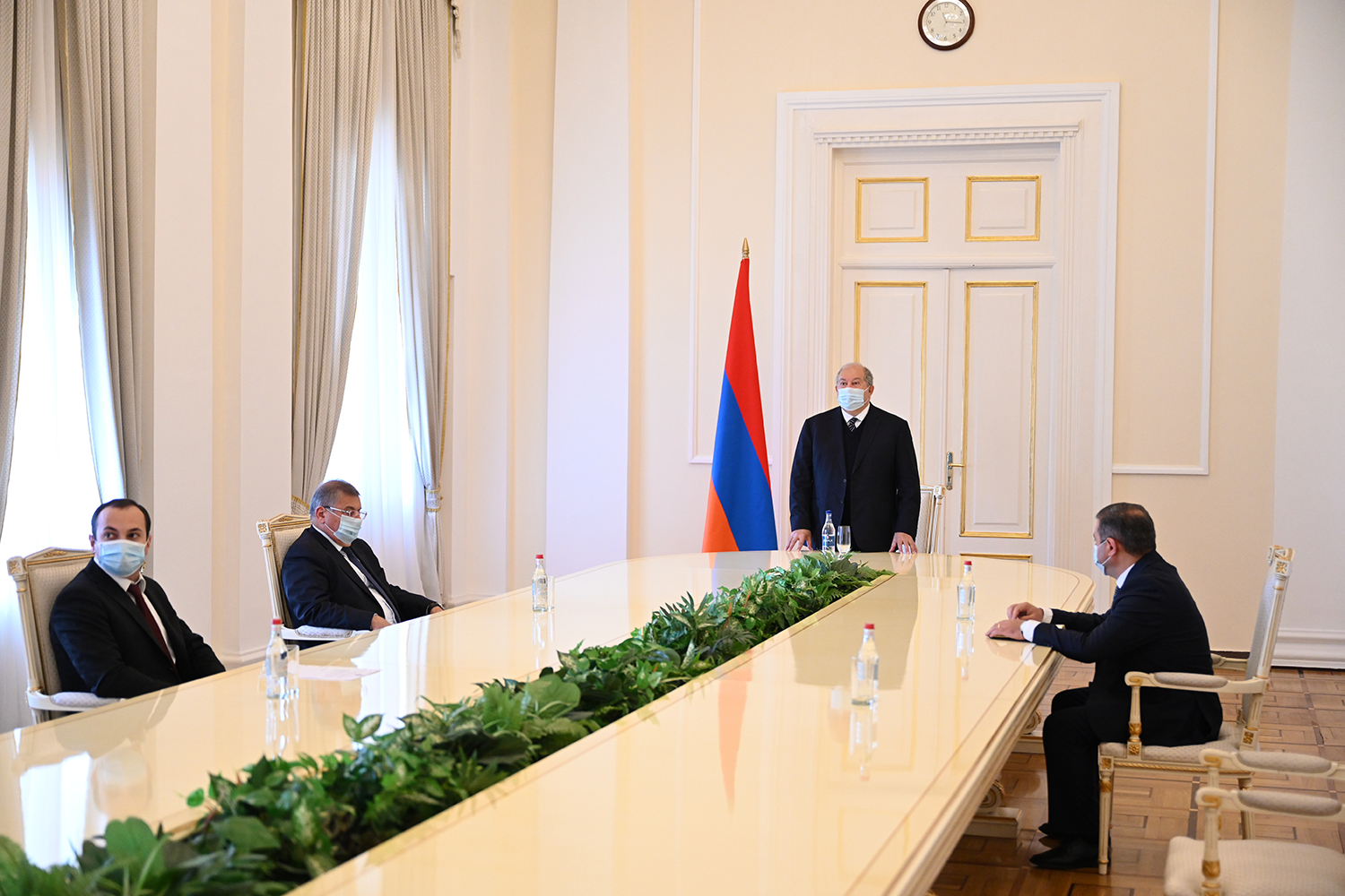 В резиденции президента Армении состоялась церемония присяги судей