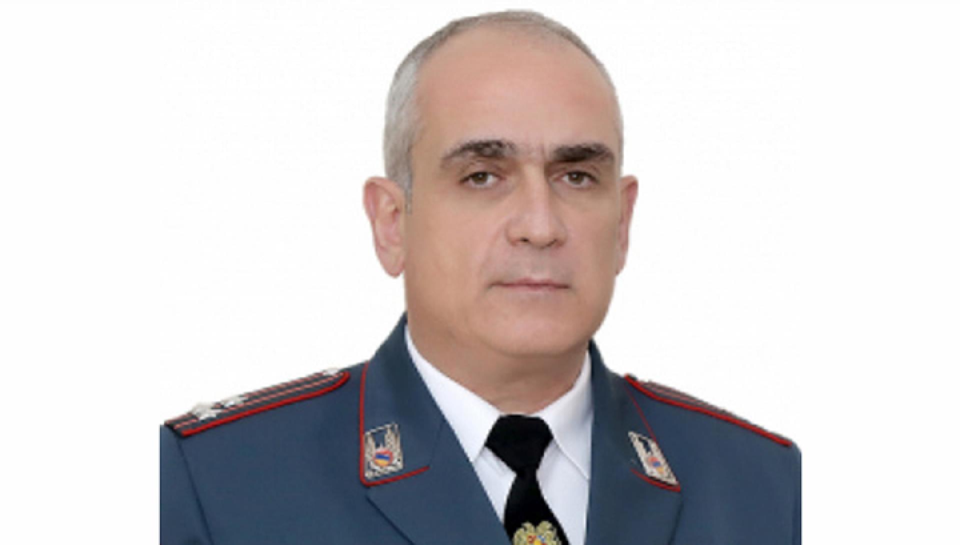 Замначальника полиции Тигран Есаян отправлен в отставку