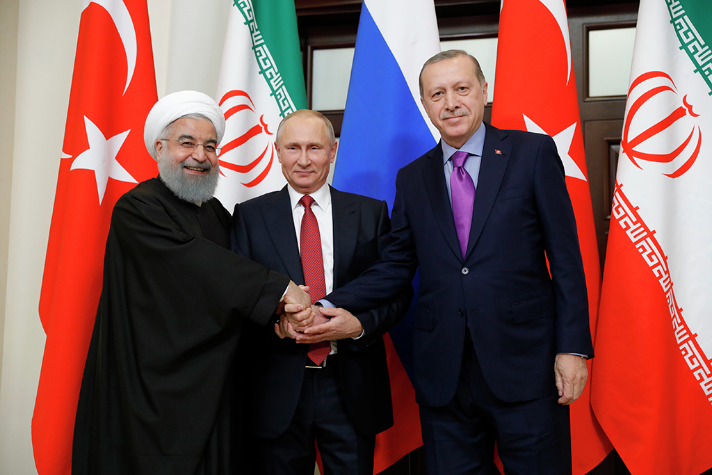 Путин: Благодаря усилиям России, Ирана, Турции распад Сирии удалось предотвратить