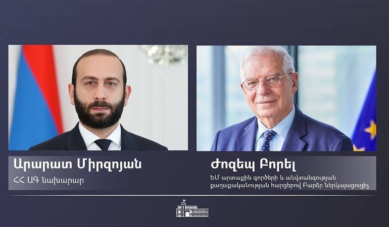 Мирзоян - Боррелю: Необходима адресная международная реакция на действия Азербайджана