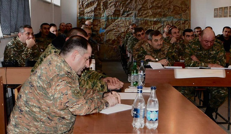 Под руководством начальника ГШ ВС Армении прошли совместные штабные тренировки