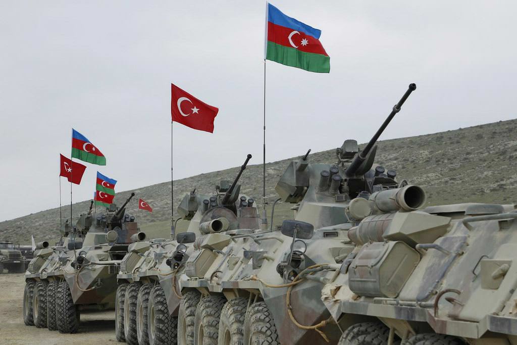 В военных учениях Турции и Азербайджана вовлечены до 1000 военнослужащих (видео)