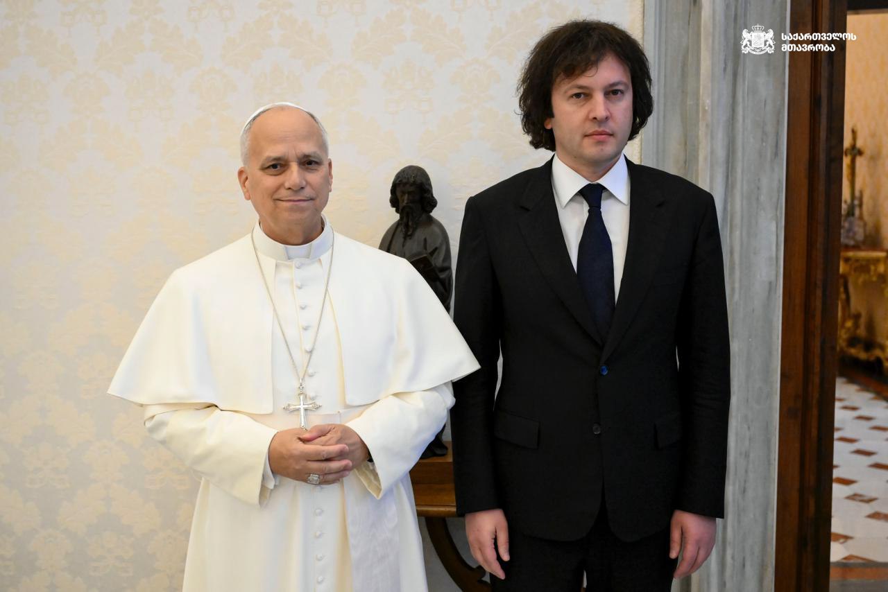  Премьер Грузии Ираклий Кобахидзе встретился с Папой Римским Львом XIV  