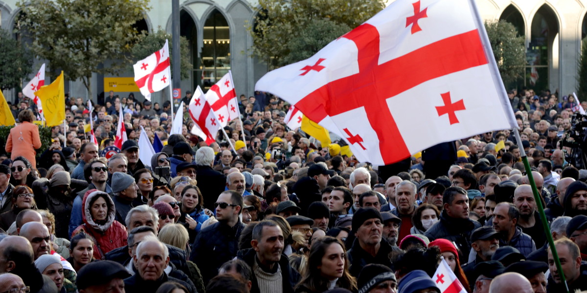 Грузинская оппозиция анонсировала дату масштабной акции протеста