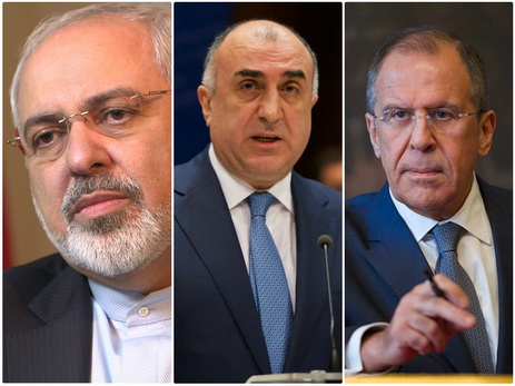 Главы МИД Азербайджана, России и Ирана обсудят в Баку трехсторонниe проекты