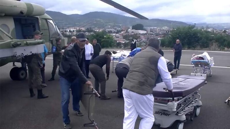 Из Арцаха рейсами санавиации ВКС России эвакуировали 58 пострадавших