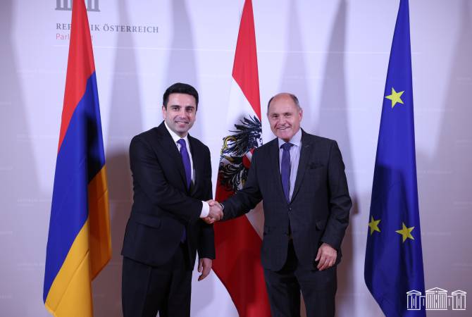 Ալեն Սիմոնյանն Ավստրիայի Ազգային խորհրդի նախագահին հրավիրել է Հայաստան
