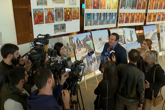 Քրիստոսի արձանի ստեղծման ճանապարհը շարունակաբար փաստագրվում է