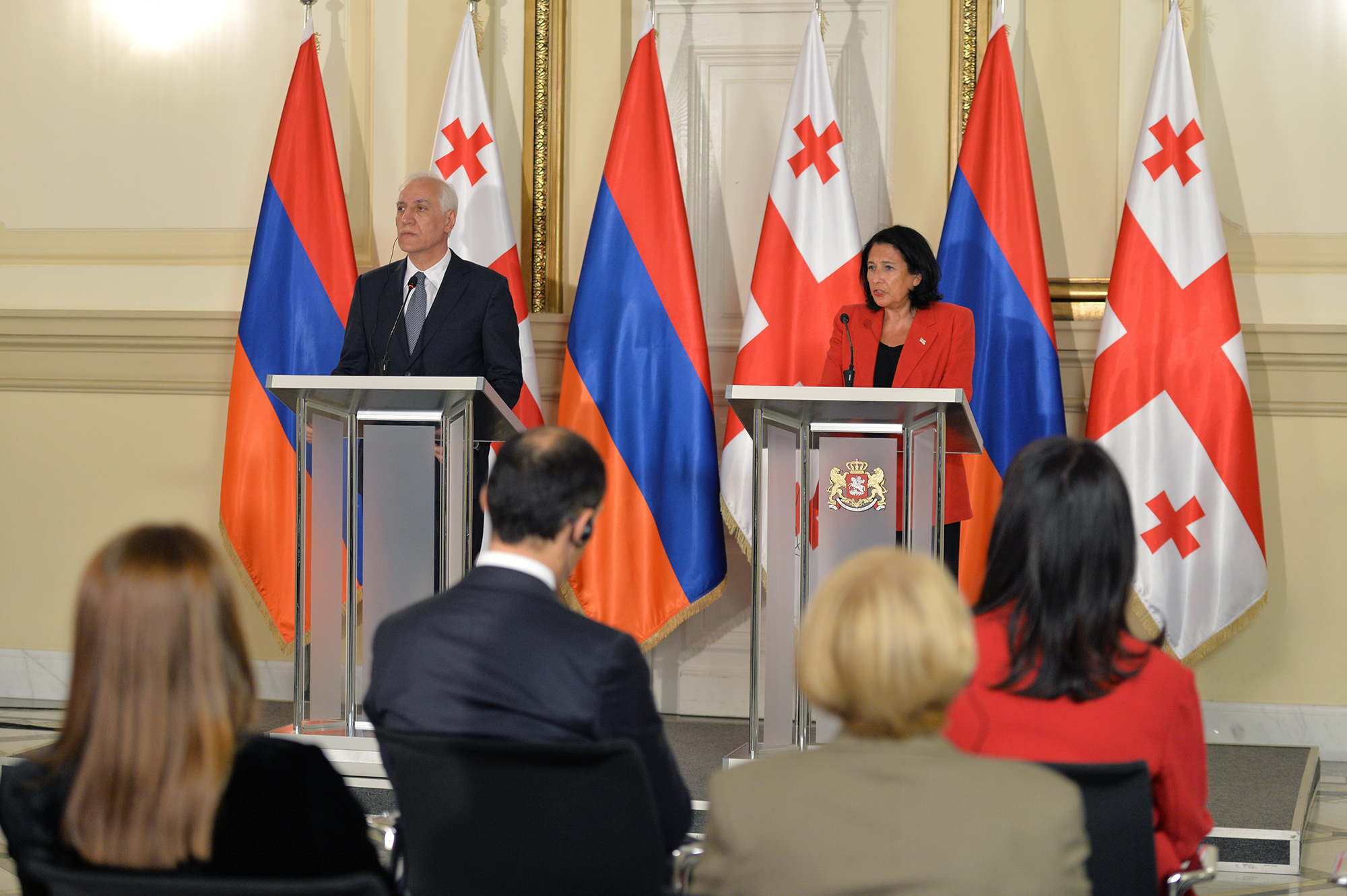 Состоялась встреча президентов Армении и Грузии