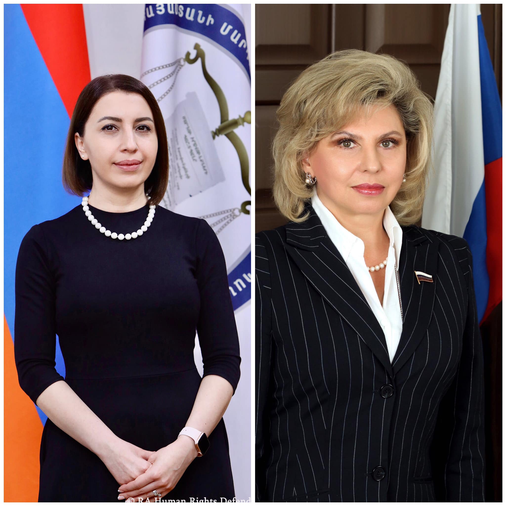 Татьяна Москалькова предложила Омбудсмену Армении встретиться в России